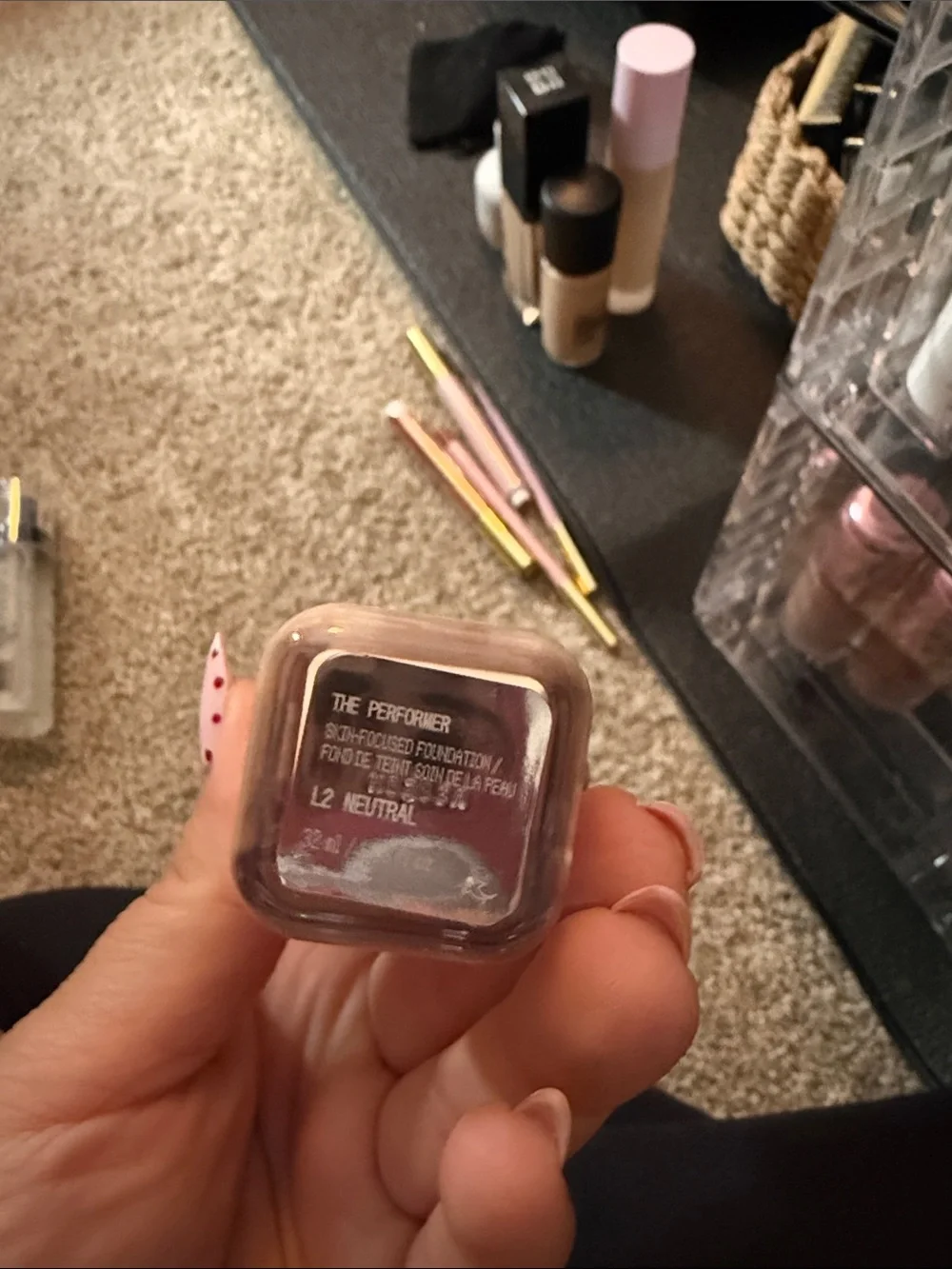 About face liquid foundation barely used shade l2 neutral